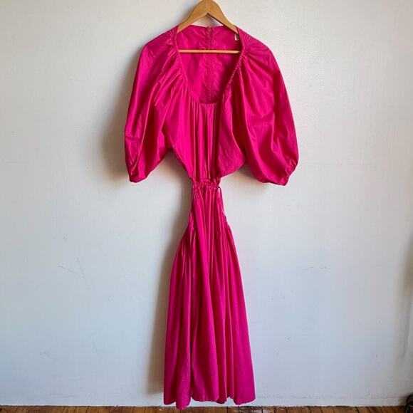 BALI ELF Eva Cutout Dress in Fuchsia - Picture 2 of 10
